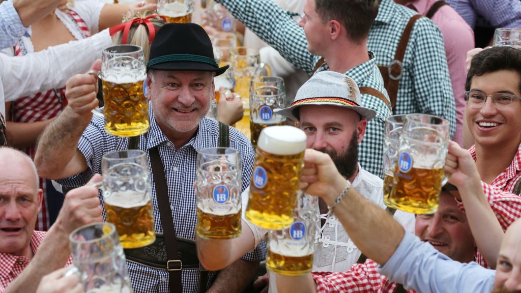 Munich Oktoberfest 2024
MUNICH, GERMANY - SEPTEMBER 21: Revelers cheer with 1-liter-mug of beer at Paulaner beer tent during the opening day of the 2024 Munich Oktoberfest, Munich's annual beer festival, on September 21, 2024 in Munich, Germany. This year's Oktoberfest will run through October 6 and is expected to draw millions of visitors. (Photo by Johannes Simon/Getty Images)
Johannes Simon