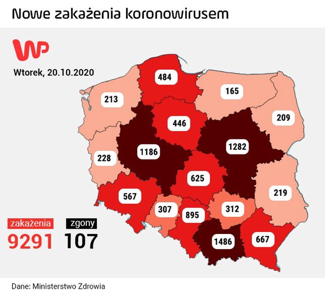 Koronawirus. Najnowszy raport Ministerstwa Zdrowia