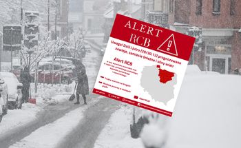 Nowy Alert RCB. Możliwe zamiecie śnieżne i przerwy w dostawie prądu