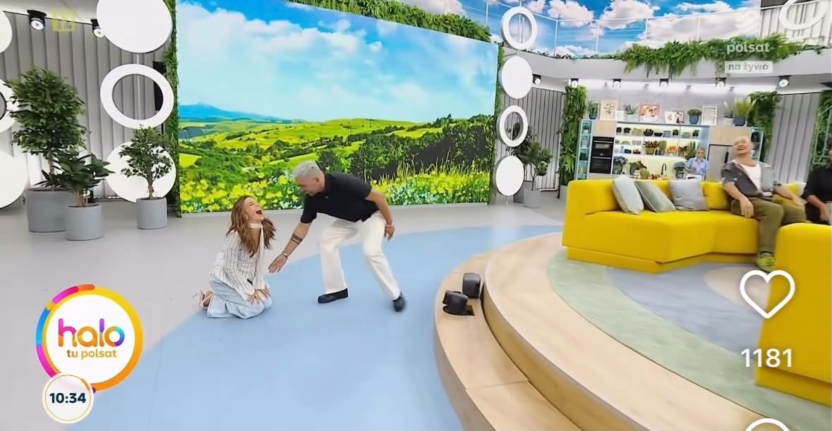 Julia Wieniawa w "Halo tu Polsat"
