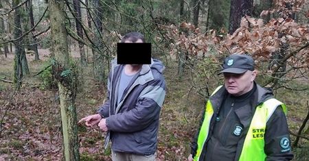 Zatrzymany w lesie na gorącym uczynku. "Zorganizowaliśmy zasadzkę"