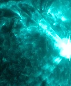 Potężny rozbłysk słoneczny. Naukowcy z NASA pokazali nagranie