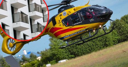5-letnia dziewczynka wypadła z balkonu. Interweniował LPR