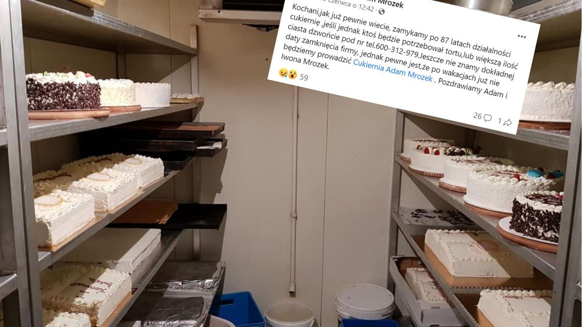 Po 87 latach działalności na rynku katowicka cukiernia Adam Mrozek zamyka się
