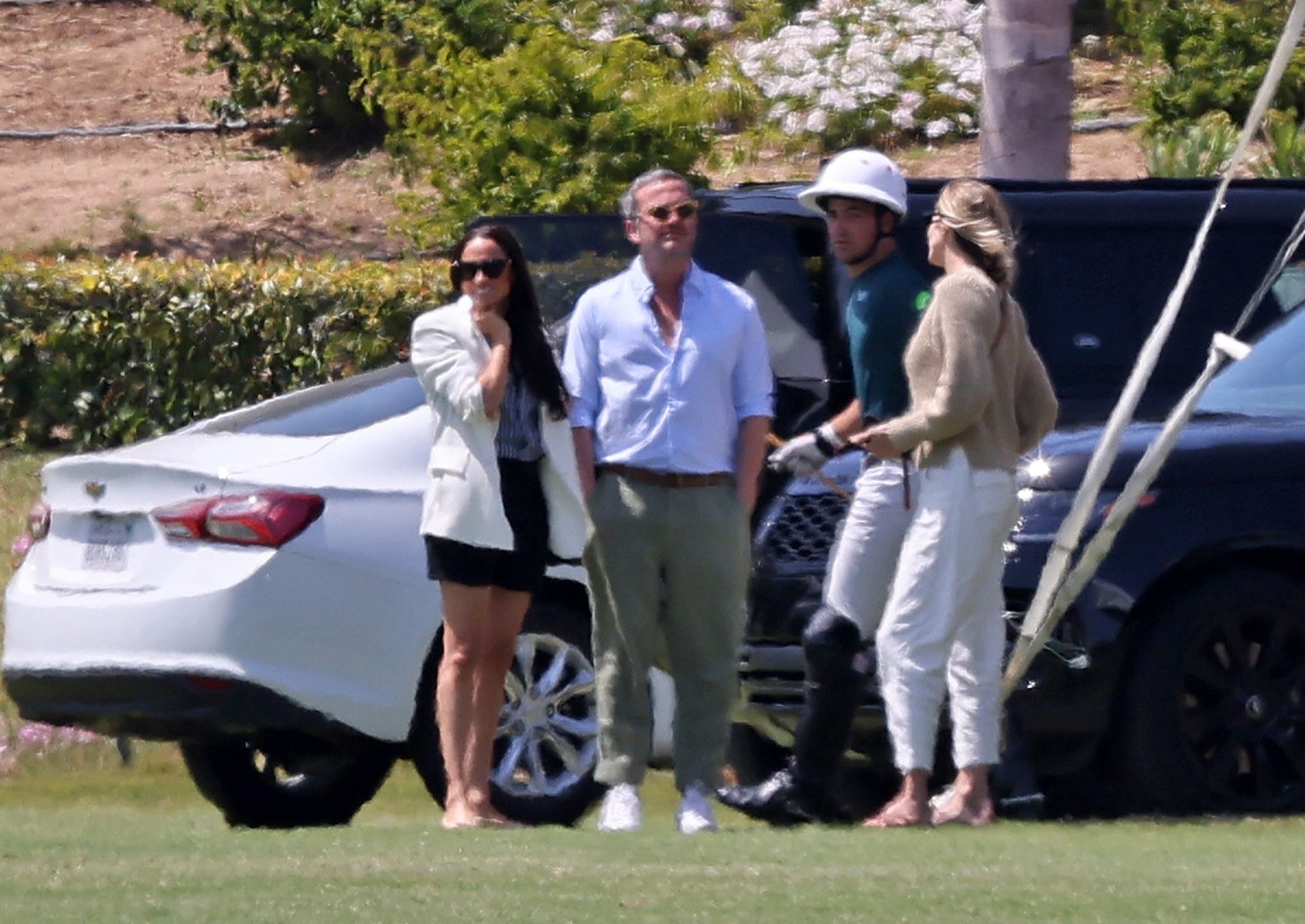 Meghan Markle i książę Harry na meczu polo 