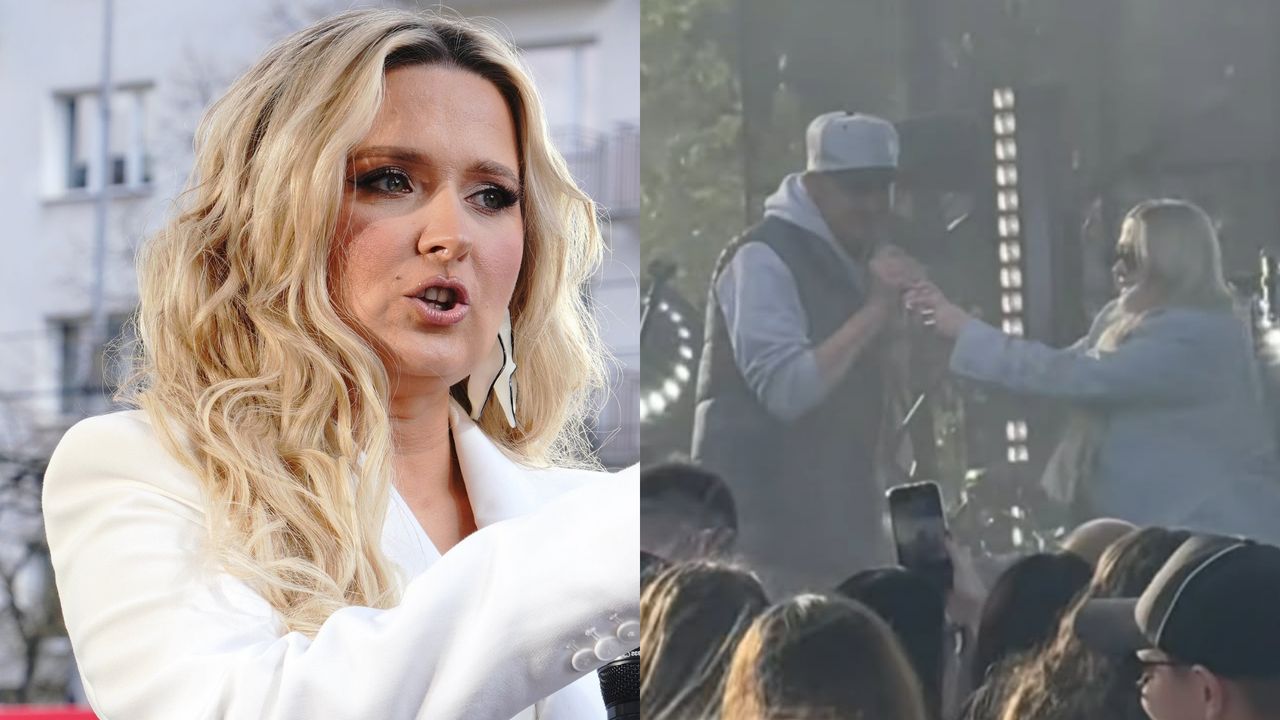 Gosia Andrzejewicz POSZARPAŁA się z fanem na scenie. Już wiadomo, co się stało