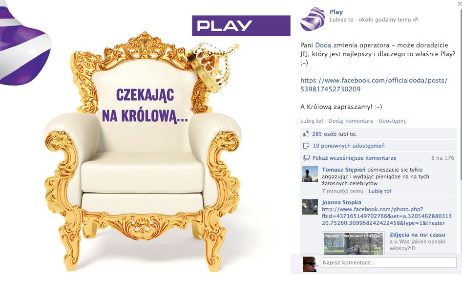 HOT NEWS! Królowa chce zmienić operatora :) 3