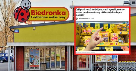 Nawet 51 zł różnicy. Czesi przyjechali do Biedronki