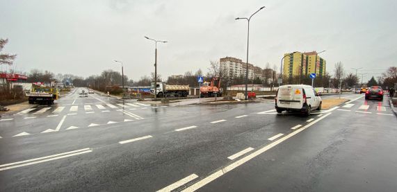 Przejedziemy już ul. Ostrogórską z Sosnowca do Mysłowic.