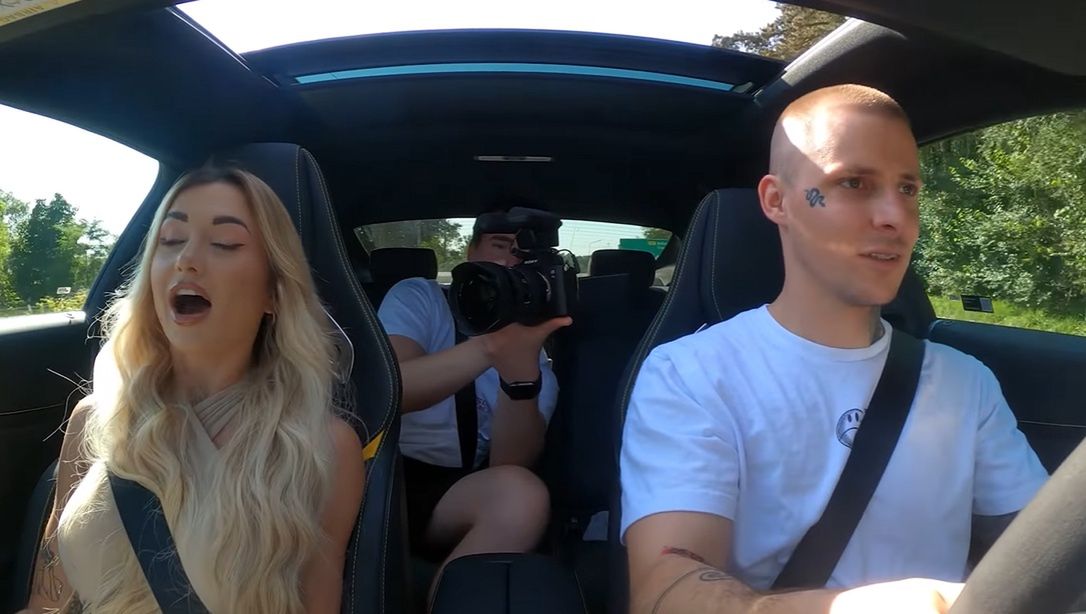 Tromba z Ekipy Friza testuje auto (YouTube, Tromba)