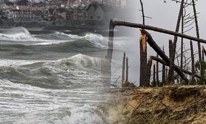 Orkany zmieniły wybrzeże Portugalii. Rośnie liczba akcji ratowniczych