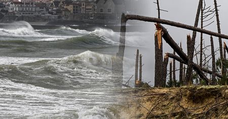 Orkany zmieniły wybrzeże Portugalii. Rośnie liczba akcji ratowniczych
