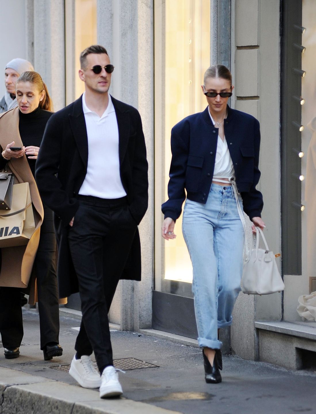 Arkadiusz Milik i Agata Sieramska w Mediolanie 