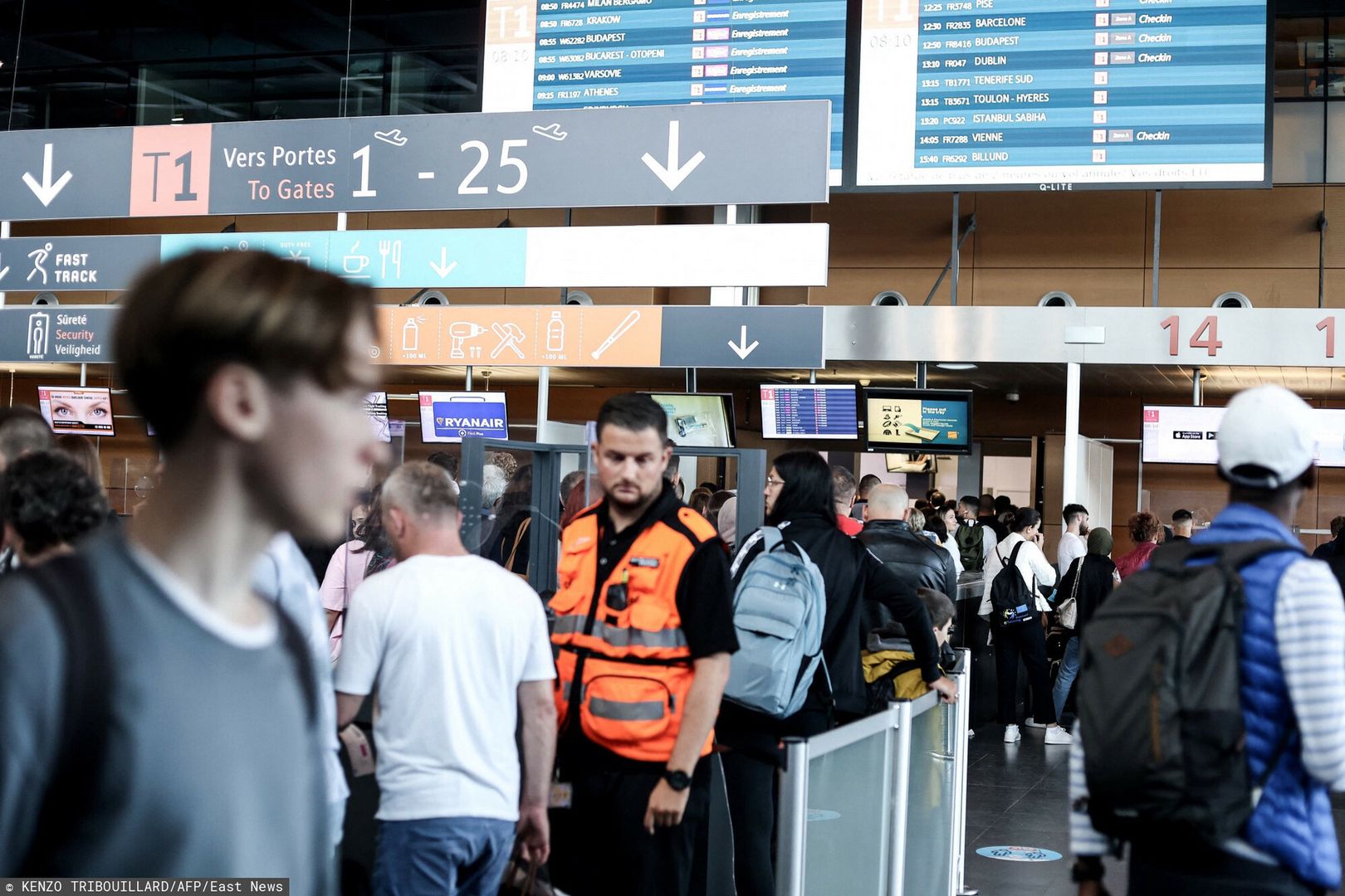 Paraliż na niebie. Kilkaset lotów odwołanych w Belgii