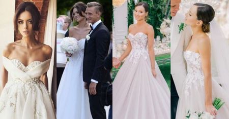 Suknie ślubne polskich WAG's: Marina czy Zając? (ZDJĘCIA)