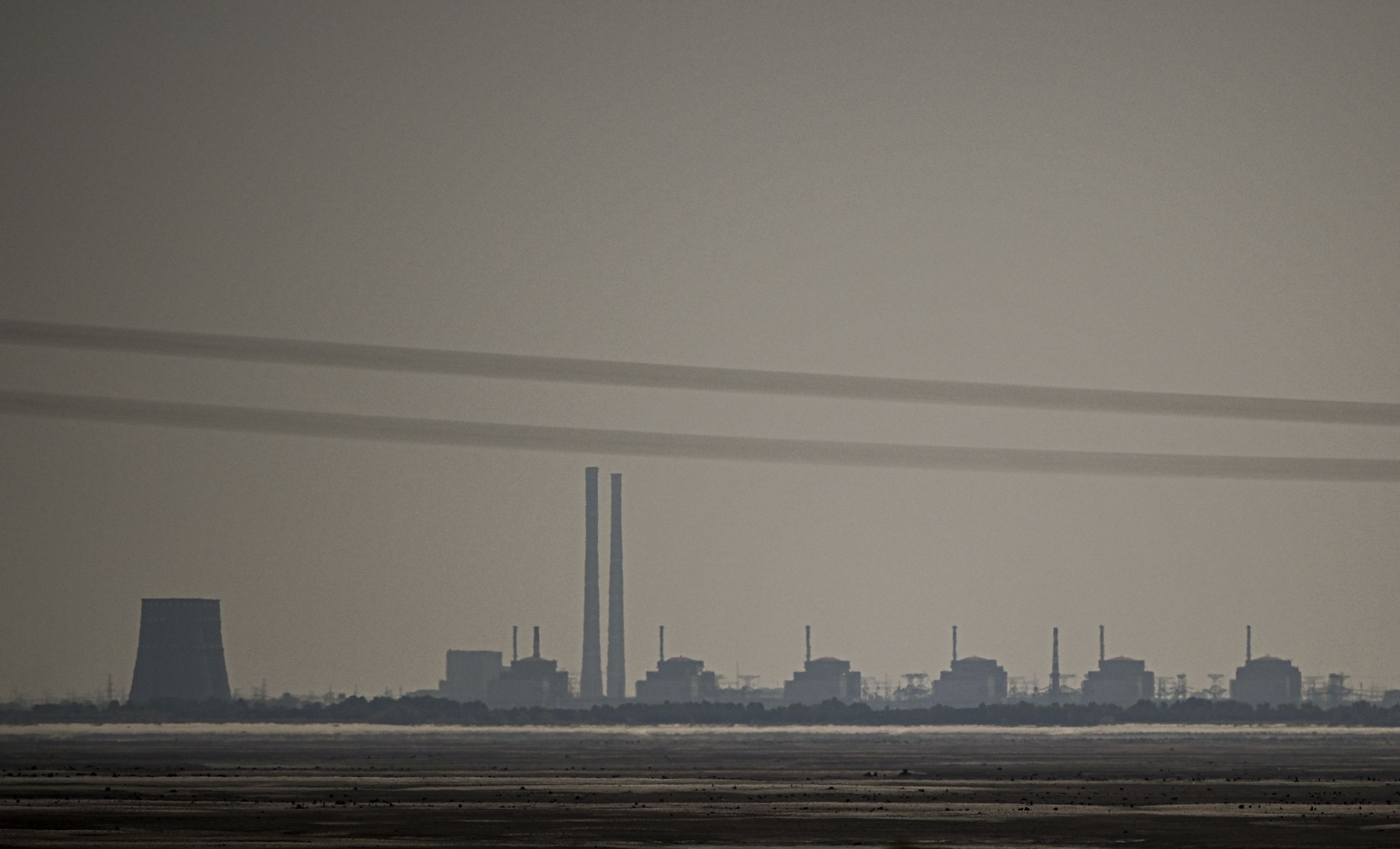 Elektrownia atomowa na Zaporożu w Ukrainie