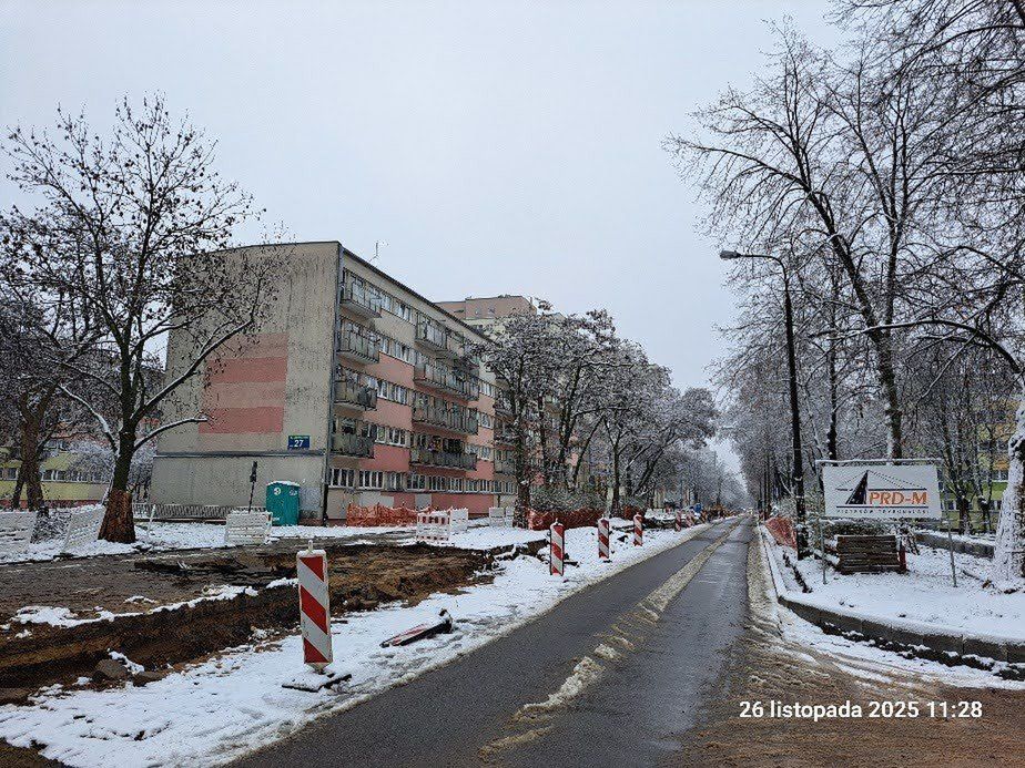 Łódź: Remont ulicy Łanowej. Robotnicy zniknęli, mieszkańcy alarmują