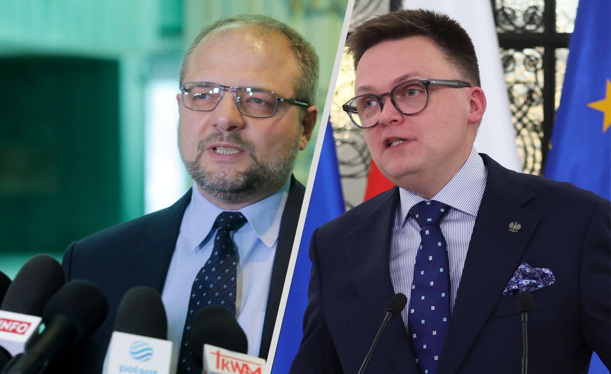 mariusz kamiński, maciej wąsik, sąd najwyższy, szymon hołownia Hołownia naruszył przepisy? Reaguje na ruch marszałka