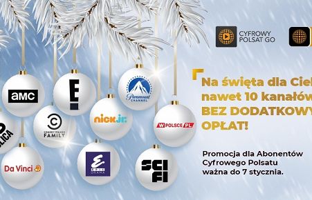 Dostęp do 10 kanałów w ramach otwartego okna w Cyfrowym Polsacie