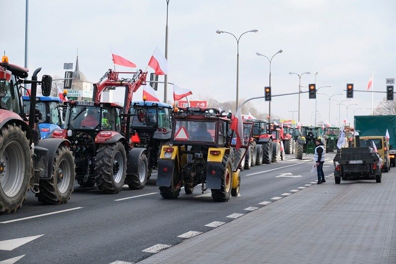 protest rolników agrounia lublin