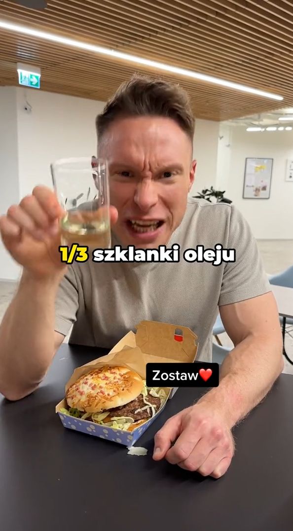 Burger Drwala z plackiem ziemniaczanym