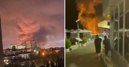 Eksplozje i seria pożarów. Rosyjski kurort zaatakowany dronami