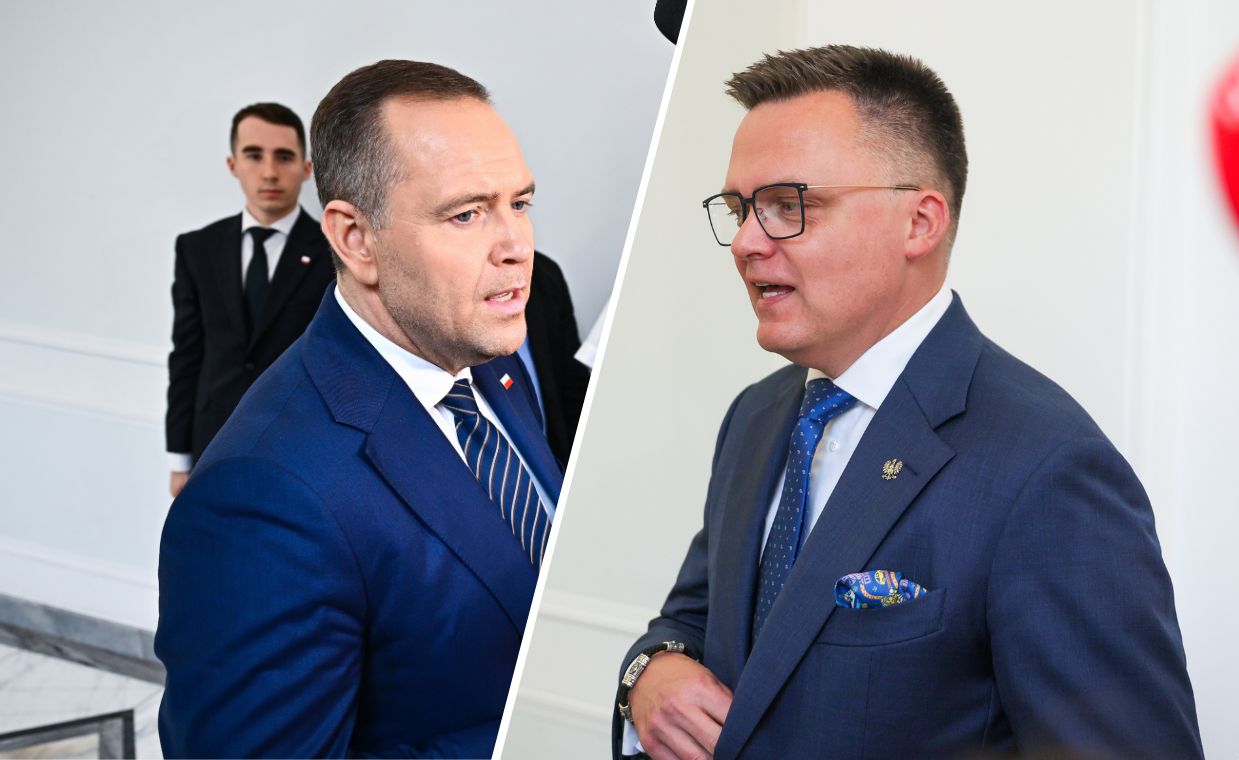 Hołownia rozmawiał z Nawrockim. Pojawił się temat ustawy medialnej