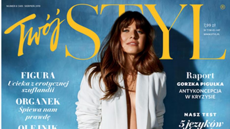 Anna Lewandowska na okładce "Twojego Stylu"