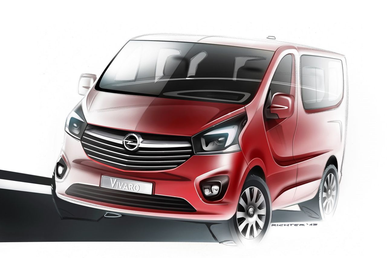 Nowy Opel Vivaro - oficjalna wizualizacja