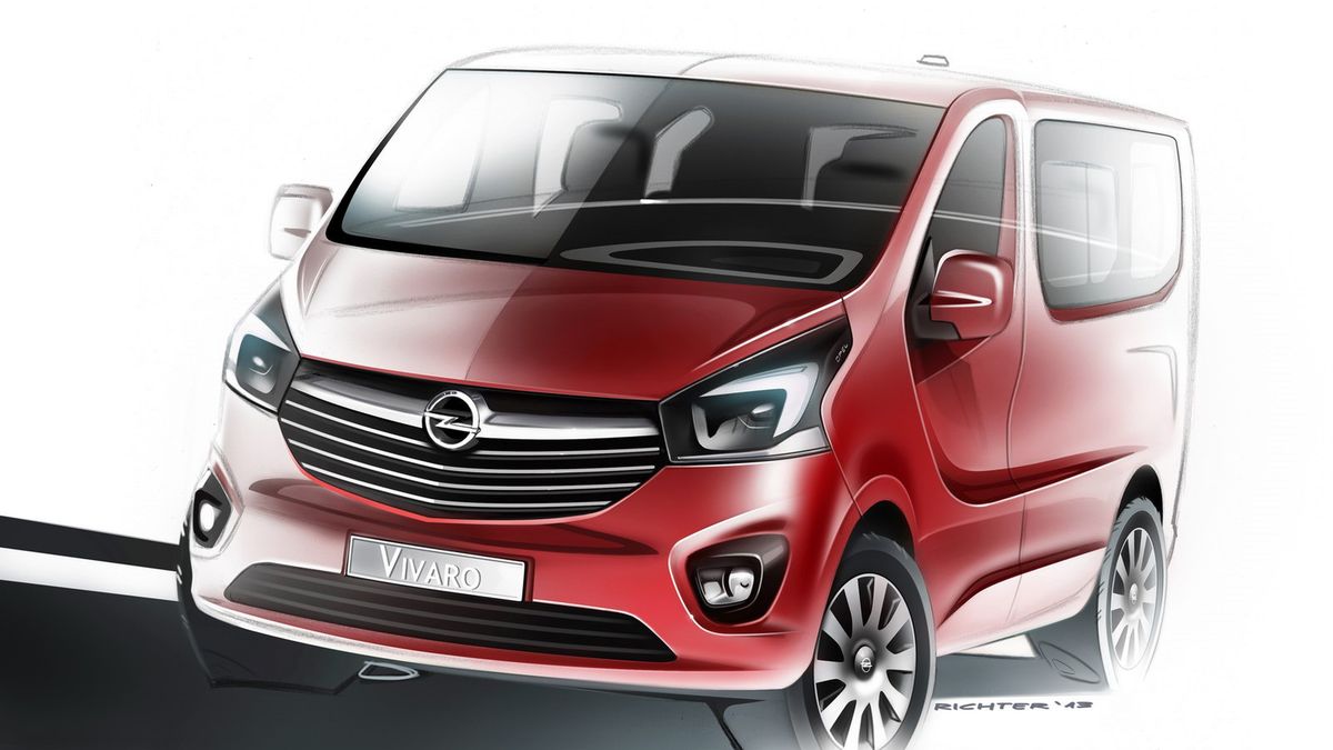 Nowy Opel Vivaro - oficjalna wizualizacja