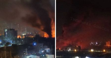 "Odessa płonie". Zmasowany atak Rosjan