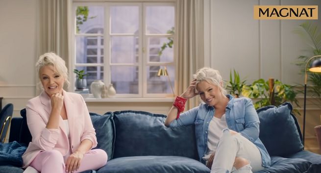 Podwójna Dorota Szelągowska reklamuje farby Magnat Ceramic (wideo)