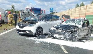 Autostrada A2 była zablokowana. Policja ewakuowała kierowców