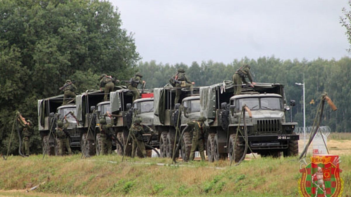 Ćwiczenia wojskowe na Białorusi 