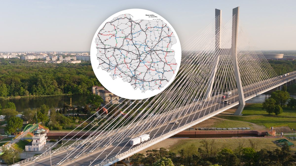 Most Rędziński w ciągu Autostradowej Obwodnicy Wrocławia (A8)