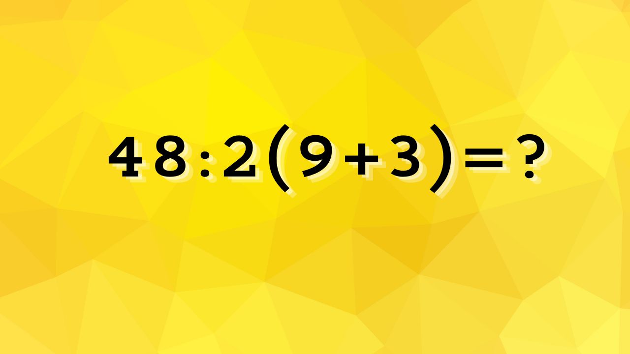 This equation causes fierce heads to argue.