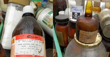 Niebezpieczne chemikalia na posesji. "Jakby pochodziły z laboratorium"