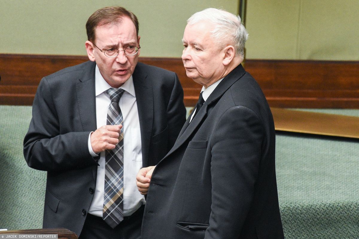 Mariusz Kamiński i Jarosław Kaczyński