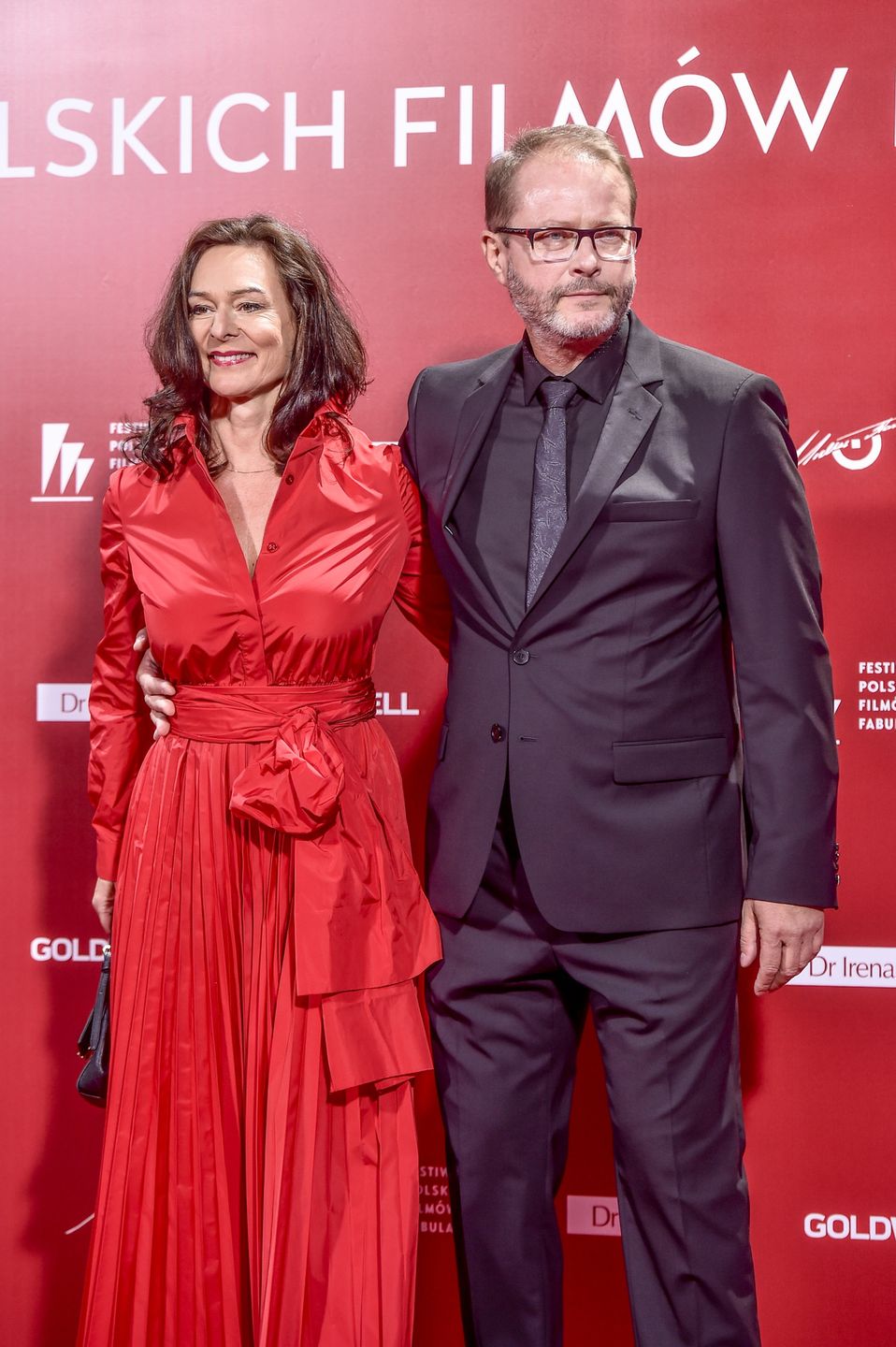 Artur Żmijewski z żoną Pauliną