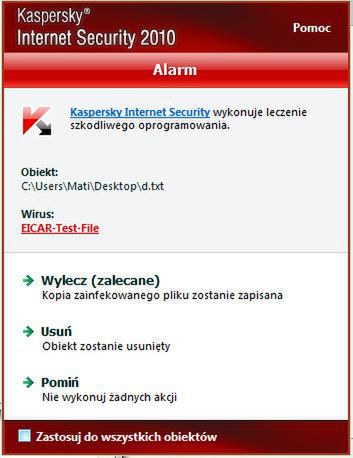 Sprawdź czy twój antywirus działa prawidłowo 2