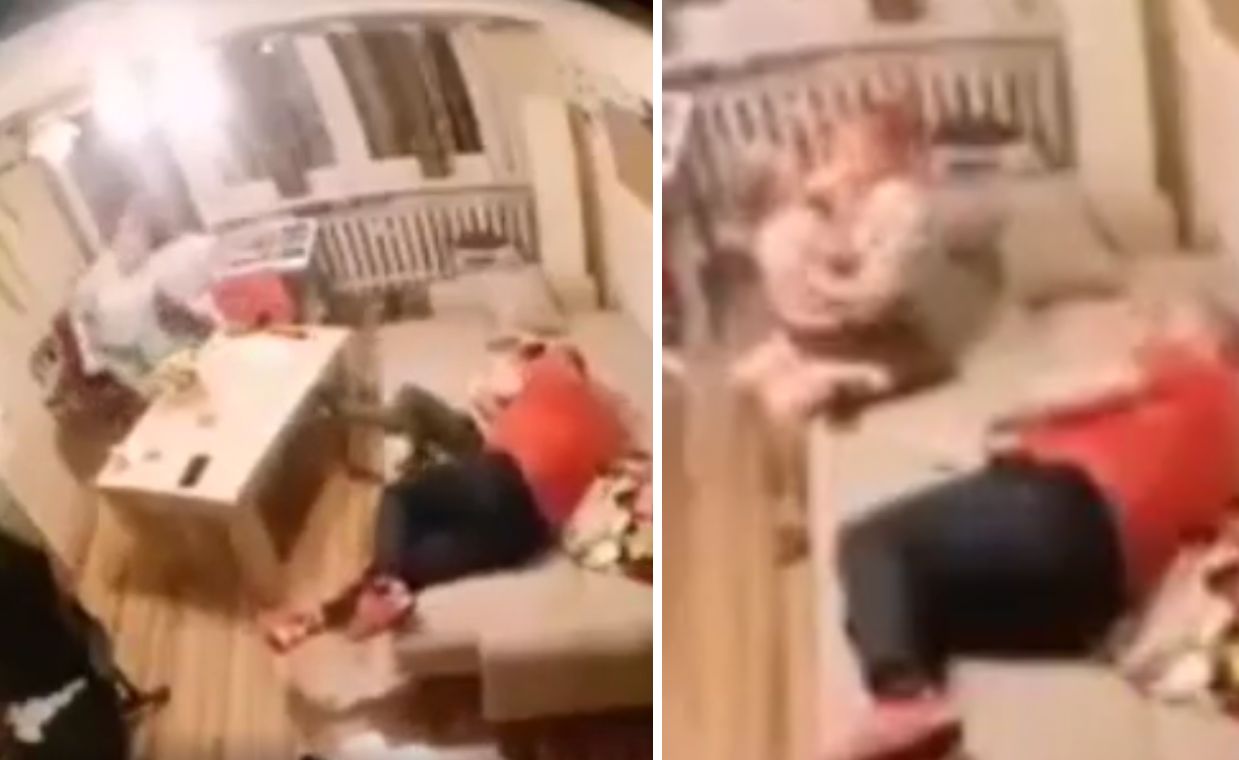 Wstrząsające nagranie. Dziecko krzyczało z przerażenia