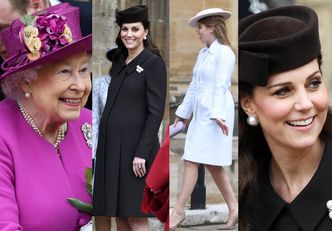 Rodzina królewska świętuje Wielkanoc. Księżna Kate rodzi już za trzy tygodnie (ZDJĘCIA)
