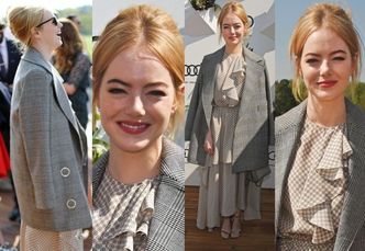 Emma Stone w za dużej marynarce