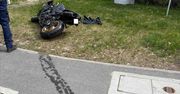Zielona Góra: Motocyklista wypadł z drogi na czerwonym