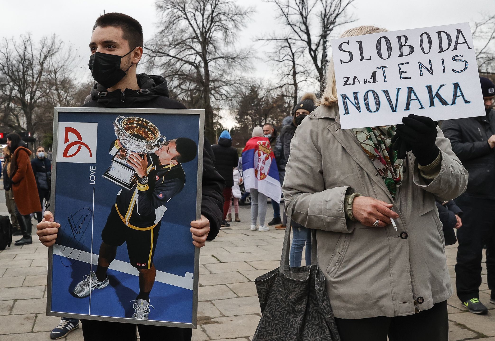Marsz dla Novaka Djokovica