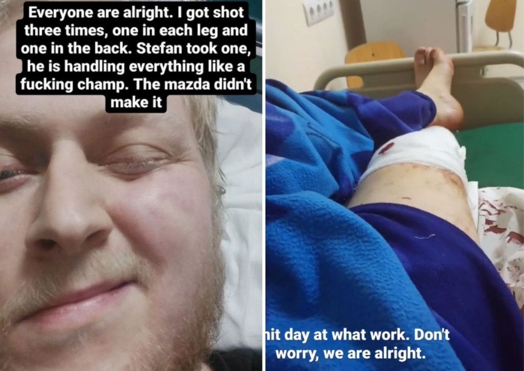 Screen z relacji Emila Filtenborga Mikkelsena na Instagramie