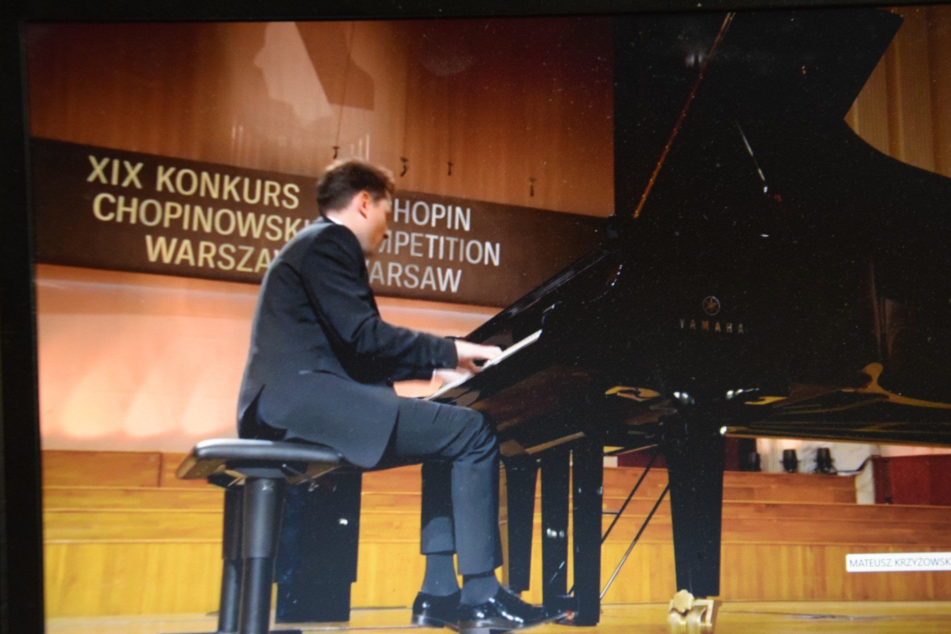 Mateusz Krzyżowski na XIX Konkursie Chopinowskim