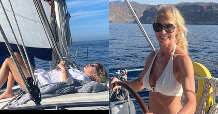 Beata Ścibakówna relacjonuje SIELSKIE WAKACJE z Heleną Englert: wypoczynek na jachcie, fotki w bikini i słoneczne widoczki (ZDJĘCIA)