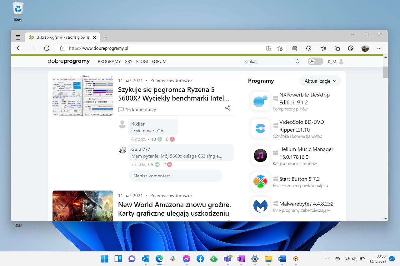 Nvidia przystosowuje sterowniki do Windows 11 w wersji 22H2