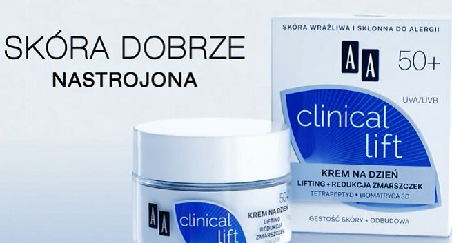 „Skóra dobrze nastrojona” w reklamach AA Clinical Lift (wideo)